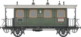 Bavarian Passenger Coach — Side view