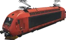 Norwegian Class El 18 — Rear three-quarter view