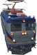 EMD AEM-7 — Front-facing view