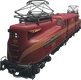 Pennsylvanian Class GG1 — Rear-facing view