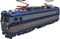 EMD AEM-7 — Rear three-quarter view