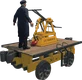 Handcar — Rear three-quarter view