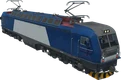 Chinese Class HXD3B — Front three-quarter view