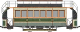 Double Deck Car — Side view