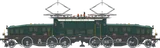 Ce 6/8 II Crocodile — Side view