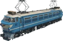 Japanese Class EF66 — Rear three-quarter view
