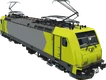 German Class 185 — Front three-quarter view