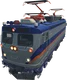 EMD AEM-7 — Rear-facing view