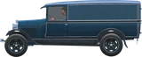 Ford Model AA Box — Side view