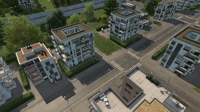 Small town streets